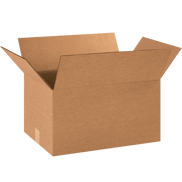 18" x 12" x 10" Corrugated Shipping Box – Kraft 32 ECT, Single Wall - (25/Bundle)