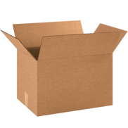 18" x 12" x 12" Corrugated Shipping Box – Kraft 32 ECT, Single Wall - (25/Bundle)