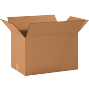 20" x 12" x 12" Corrugated Shipping Box – Kraft 32 ECT, Single Wall - (20/Bundle)