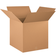 20" x 20" x 20" Corrugated Shipping Box – Kraft 32 ECT, Single Wall - (10/Bundle)