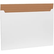 38 x 26 x 1" White Jumbo Fold-Over Mailers