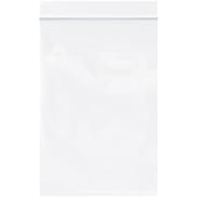 4 x 6'' - 2 Mil White Reclosable Poly Bags