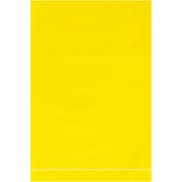 4 x 6" - 2 Mil Yellow Flat Poly Bags (100 Pack)