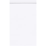5 x 8" - 2 Mil White Reclosable Poly Bags