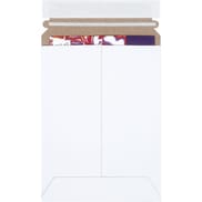 6 x 8" White Self-Seal Stayflats Plus® Mailers (25 Pack)
