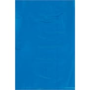 6 x 9" - 2 Mil Blue Flat Poly Bags (100 Pack)