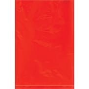 6 x 9" - 2 Mil Red Flat Poly Bags