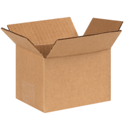 6" x 4" x 4"  Corrugated Shipping Box – Kraft 32 ECT, Single Wall - (25/Bundle)