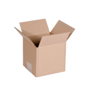 6" x 6" x 6" Corrugated Shipping Box – Kraft 32 ECT, Single Wall - (25/Bundle)