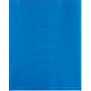 8 x 10" - 2 Mil Blue Flat Poly Bags (100 Pack)