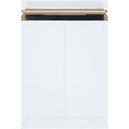 9 3/4 x 12 1/4" White Self-Seal Stayflats Plus® Mailers (25 Pack)