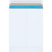 9 x 11 1/2" White Self-Seal Stayflats Plus® Mailers (25 Pack)