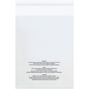 9 x 12" - 1.5 Mil (100 Pack) Resealable Suffocation Warning Poly Bags w/Vent Holes