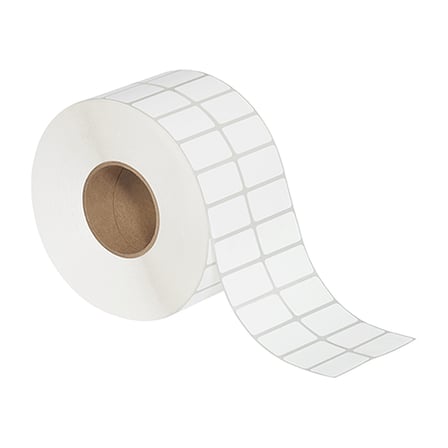 1 1/2 x 3/4" White Desktop Direct 2 UP Thermal Labels