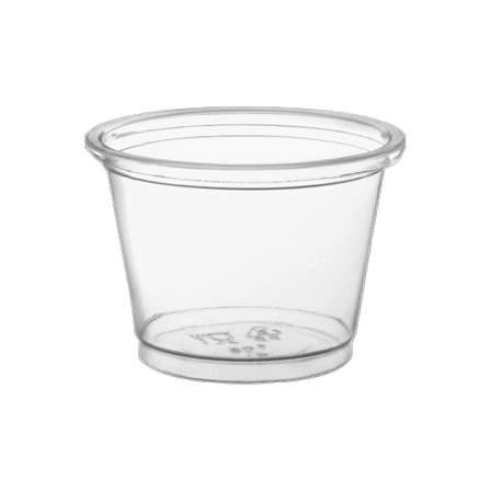 1 oz Clear Plastic Souffle Cup/Portion Cup