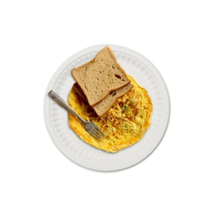 Eco-friendly 10-inch heavy duty sugarcane compostable plate with breakfast food.jpg