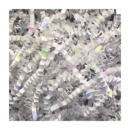 10 lb. Iridescent and White Blend Crinkle Paper