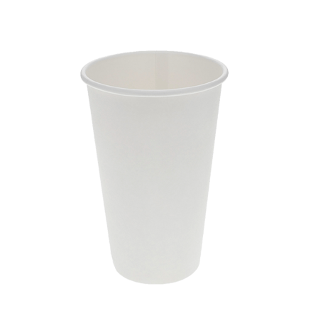 10 oz White Poly Paper Hot Cup
