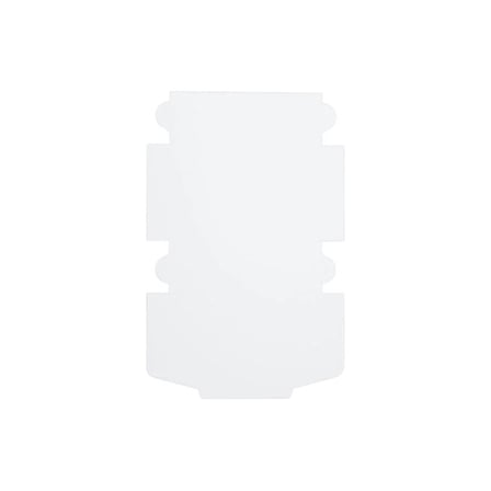 Unassembled 10 x 10 x 5 White Cake  Bakery Box, 1-Piece, Lock Corner.jpg