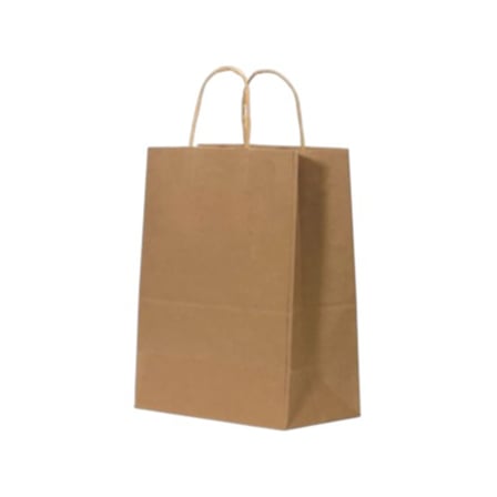 10 x 7 x 13 Kraft Paper Shopping Bag with Handles, Small.jpg