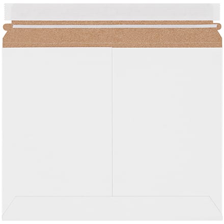 11 1/2 x 9" White Stayflats Lite® Mailers