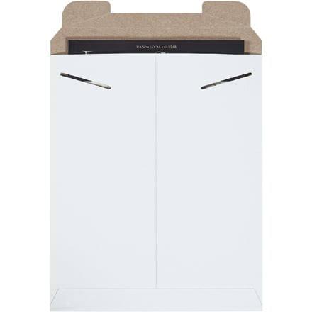 11 x 13 1/2" White Stayflats® Mailers