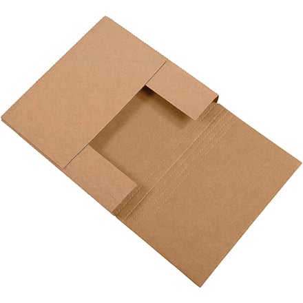 12 1/2 x 12 1/2 x 2 1/2" Kraft Easy-Fold Mailers