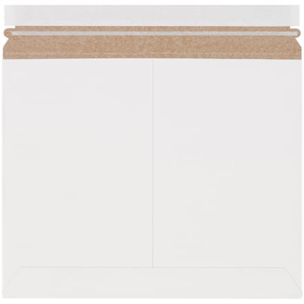 12 1/4 x 9 3/4" White Stayflats Lite® Mailers