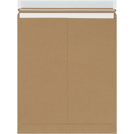 12 3/4 x 15" Kraft Self-Seal Stayflats Plus® Mailers