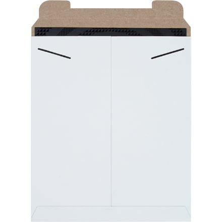 12 3/4 x 15" White Stayflats® Mailers