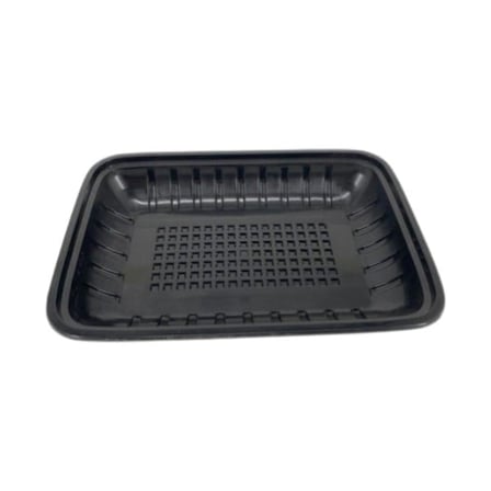 13 x 10 Black rectangular plastic meat tray.jpg