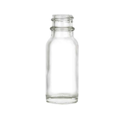 1/2 oz Boston Round  Flint Glass 18-400