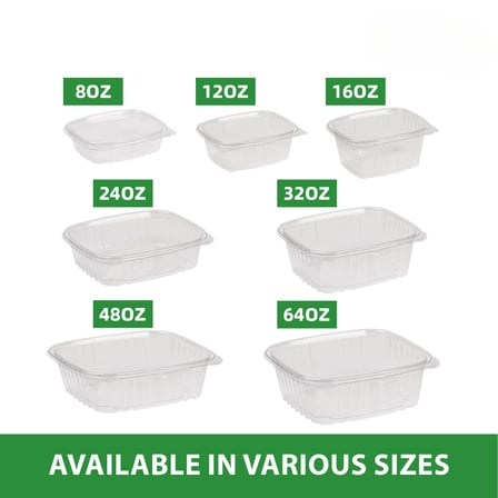 Various sizes of clear PET hinged deli containers.jpg