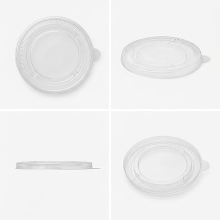 12 oz - 32 oz. Clear Plastic Soup  Food Cup Lid.png