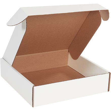 12 x 12 x 3" White Deluxe Literature Mailers