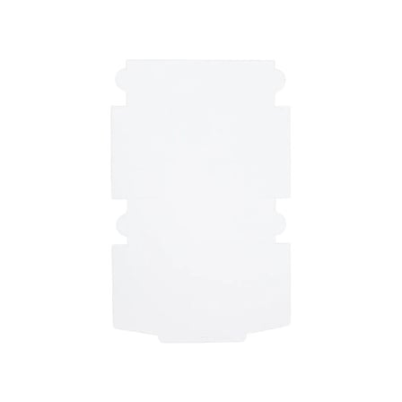 Unassembled 12 x 12 x 6 White Cake  Bakery Box, 1-Piece, Lock Corner.jpg