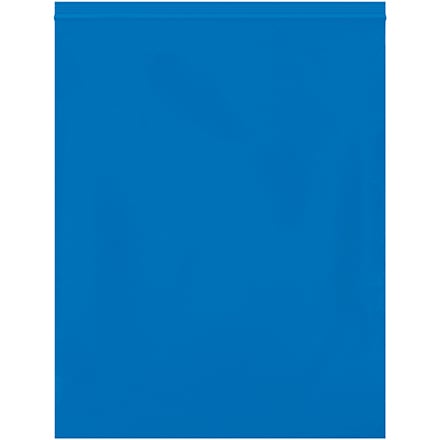 12 x 15" - 2 Mil Blue Reclosable Poly Bags