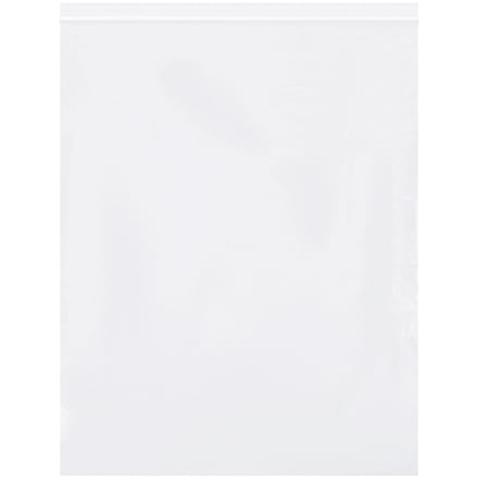 12 x 15" - 2 Mil White Reclosable Poly Bags