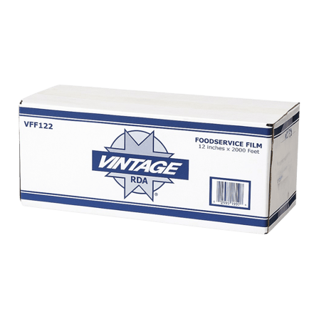 12 x 2000' Foodservice Cling Film with Serrated Cutter