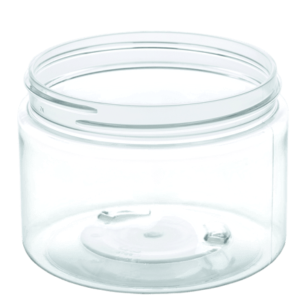 12oz PET Plastic SS Jar - Clear - 89-400(192/case)