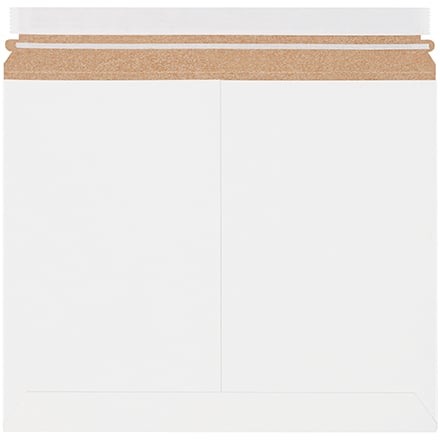 13 1/2 x 11" White Stayflats Lite® Mailers