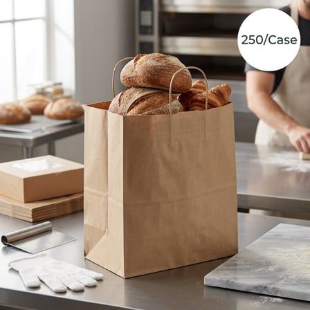 13 x 7 x 13 Kraft Paper Shopping Bag with Handles.png