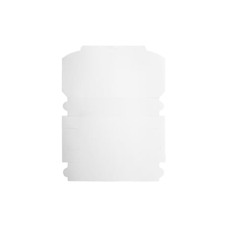 Unassembled 14 × 10 × 4 White Cake  Bakery Box, 1-Piece, Lock Corner, Quater Sheet.jpg