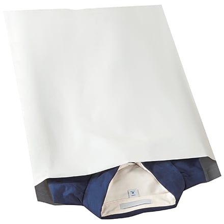 14.5 x 19'' Non-Perforated Lip Poly Mailer - 50% PCR