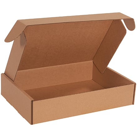 15 1/8 x 11 1/8 x 3" Kraft Deluxe Literature Mailers