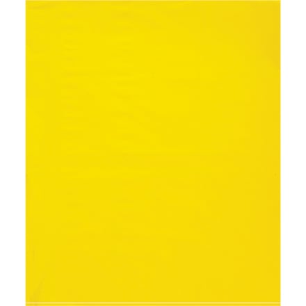 15 x 18" - 2 Mil Yellow Flat Poly Bags