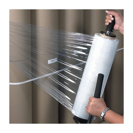 15" x 70 Gauge x 1500' Cast Hand Stretch Film