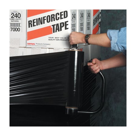 15" x 80 Gauge x 1500' Opaque Hand Stretch Film