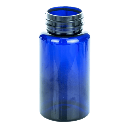 150cc Blue PET Plastic Packer Bottle 38-400(410/case)