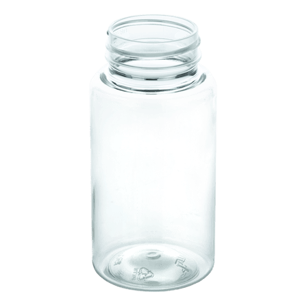 150cc Clear PET Plastic Packer Bottle 38-400(400/case)